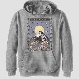 Destination Japan Cherry Blossom Unisex Kids Hoodie L